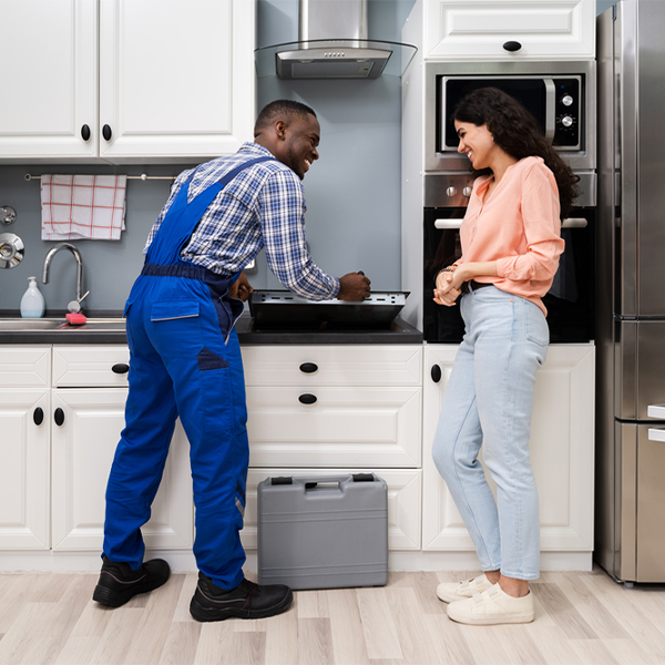 what kind of warranty do you offer on your cooktop repair services in Dansville